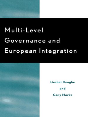 cover image of Multi-Level Governance and European Integration